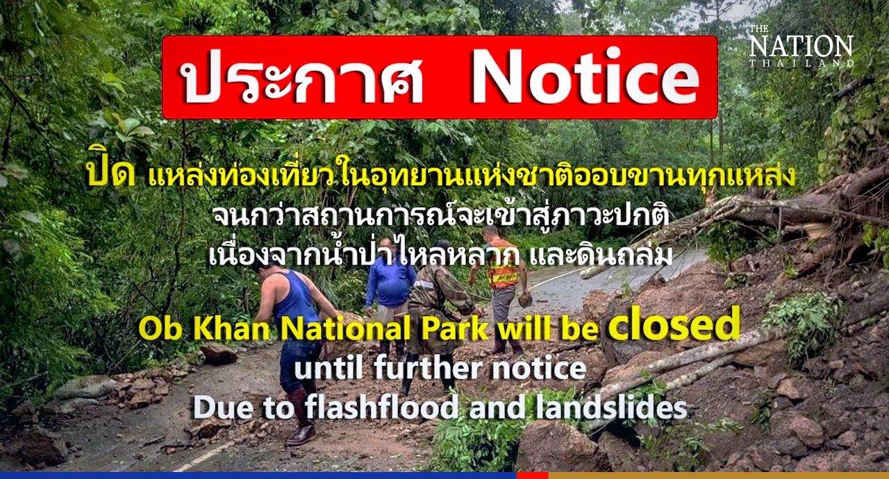 Bad weather forces Chiang Mai national park to close