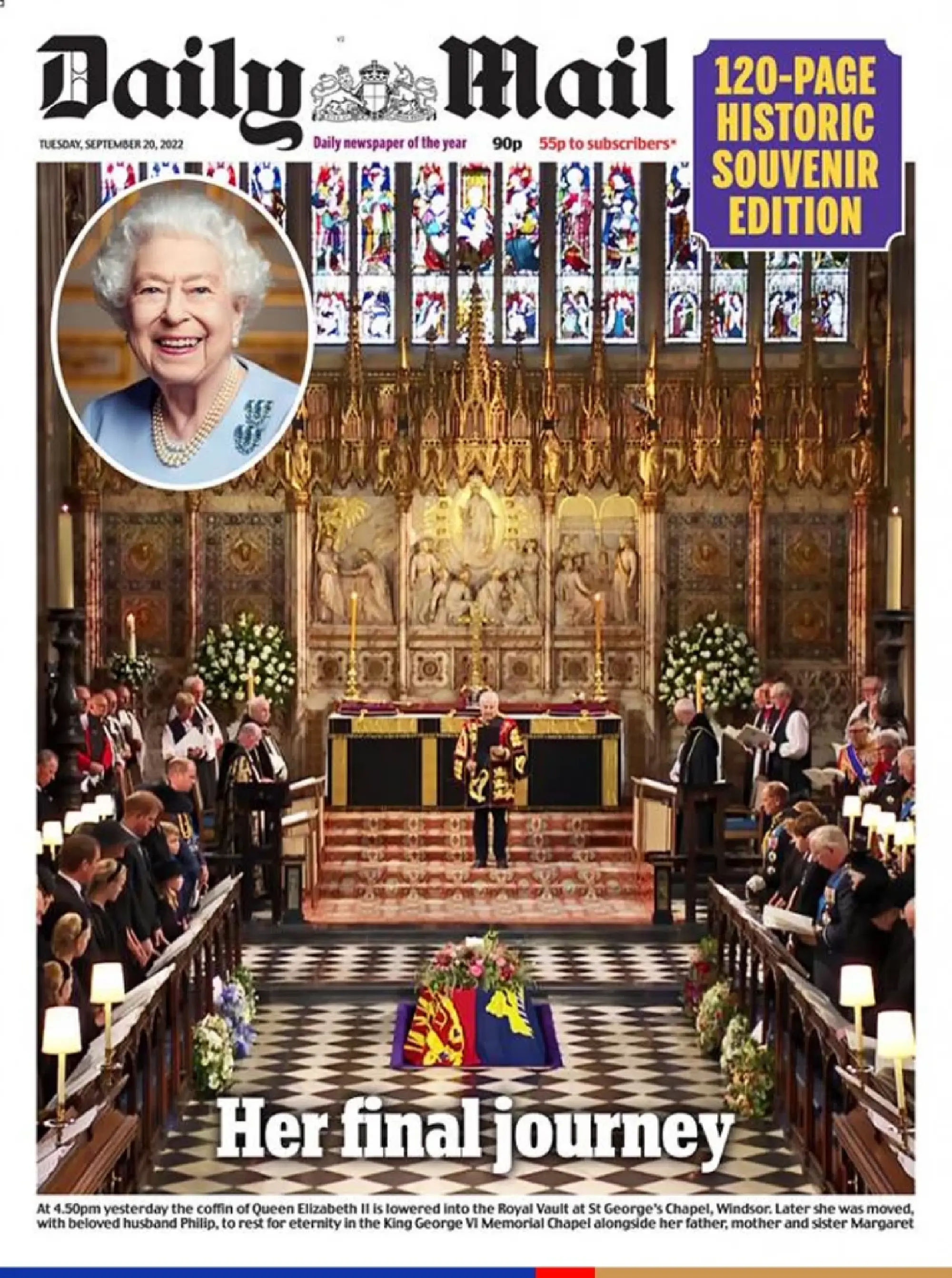 ‘We sent her victorious’: UK newspapers bid farewell to Queen Elizabeth II