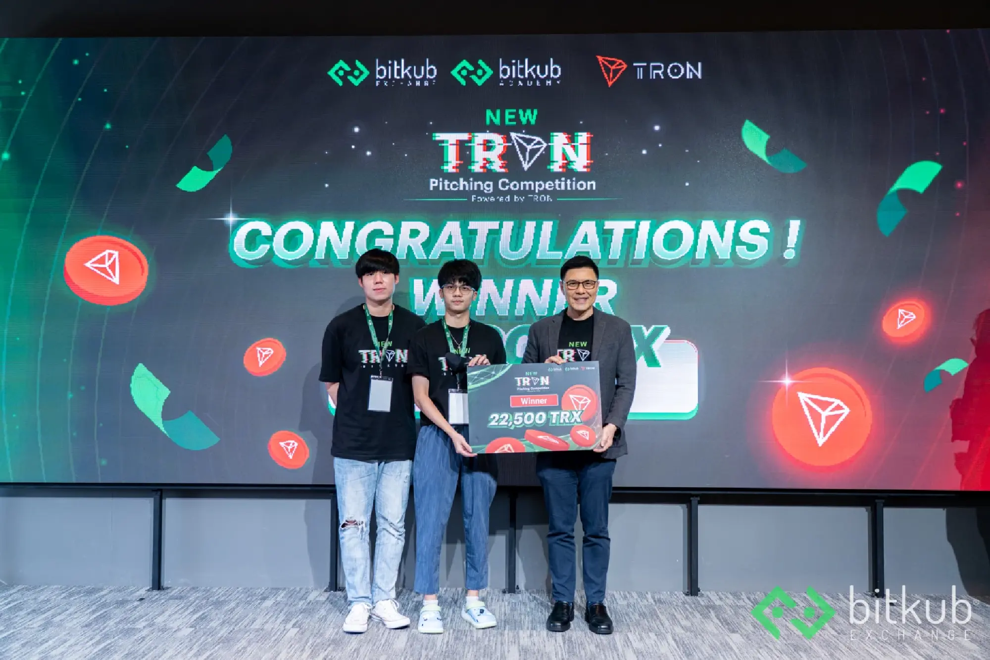 Bitkub Exchange and Bitkub Academy partner with TRON to develop Learning Airdops and host the NewTRON : Pitching Competition