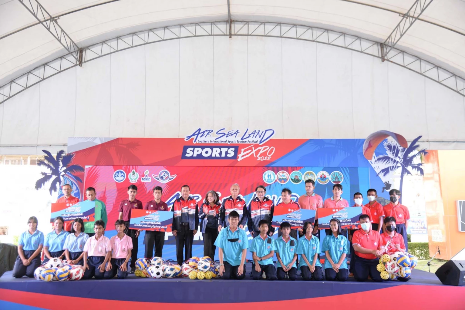 Thailand is set to hold sports competitions on land, air, sea in South