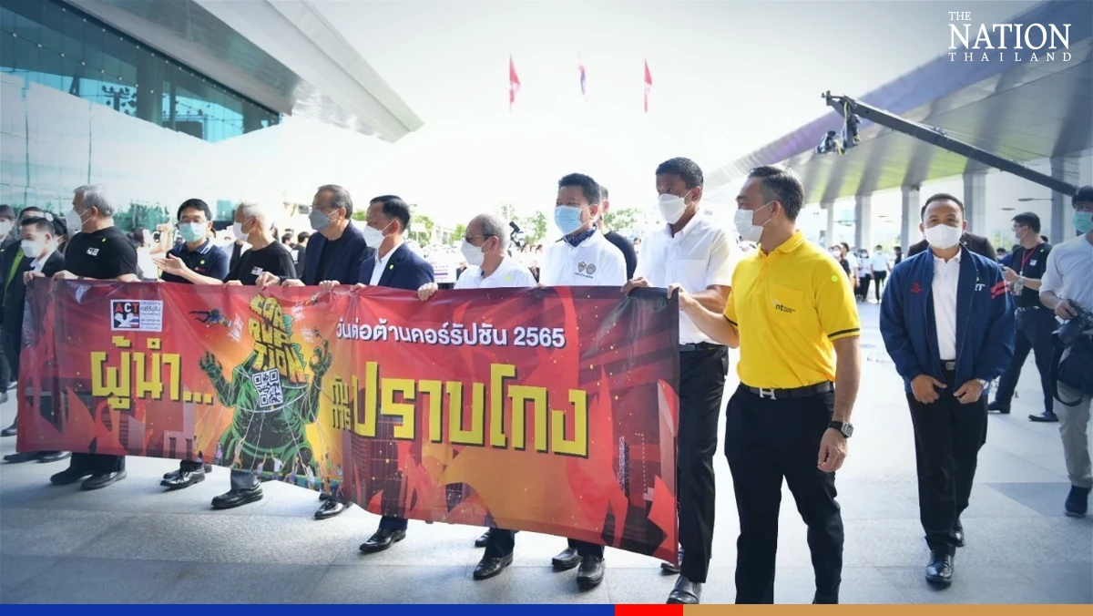 Chadchart targets corrupt leaders in Bangkok anti-graft campaign