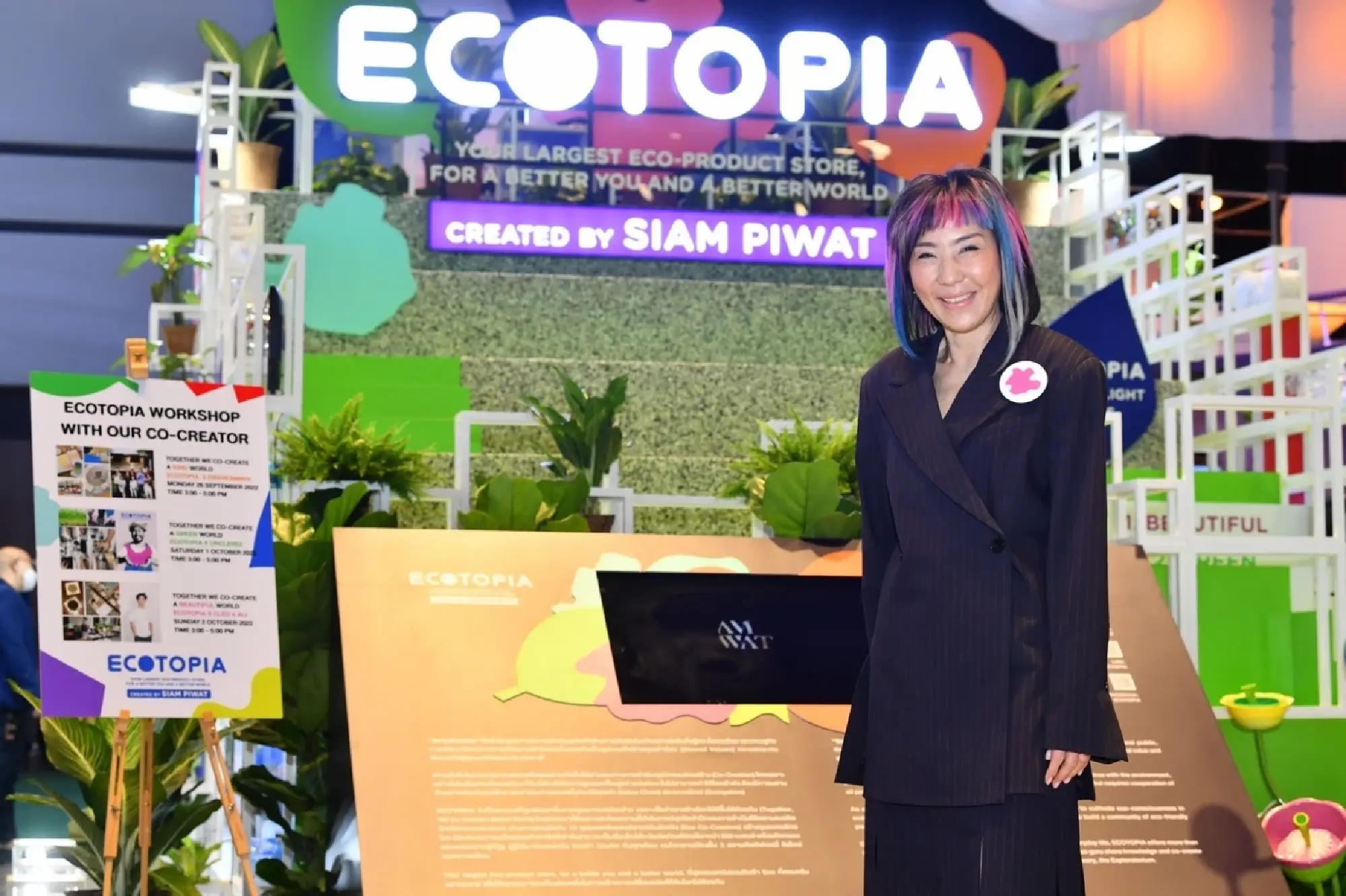 Siam Piwat showcases ECOTOPIA, Thailand’s first eco-lifestyle multi-brand store, at Sustainability Expo 2022