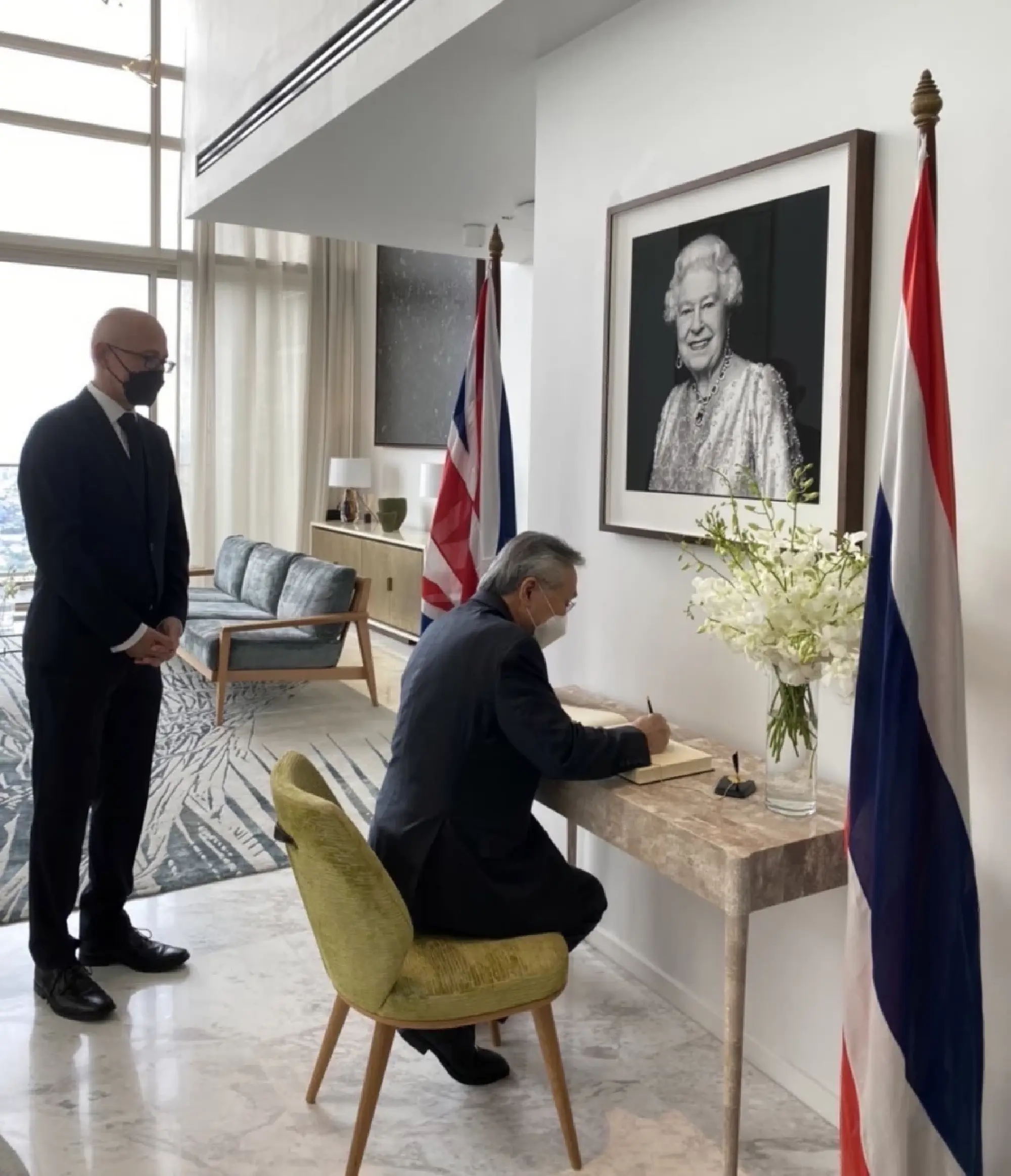 Acting Prime Minister expresses condolence on the passing of Queen Elizabeth II