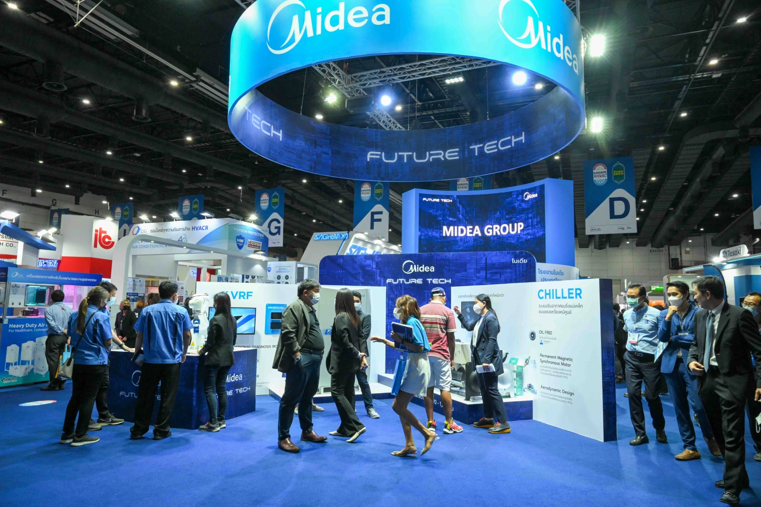 "Midea" showcases innovative HVAC products and electrical appliances at Bangkok RHVAC 2022