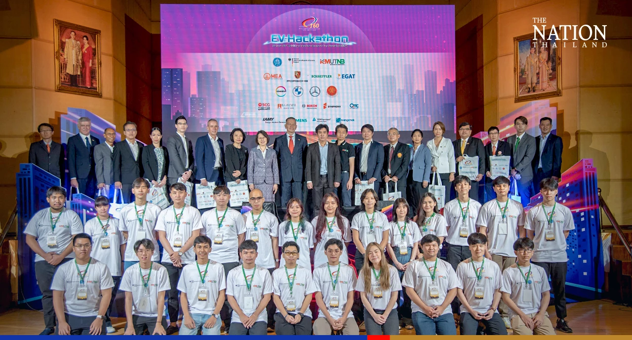Thai youths compete in ‘EV Hackathon’, a creative contest to celebrate 160th anniversary of Thai-German diplomatic relations