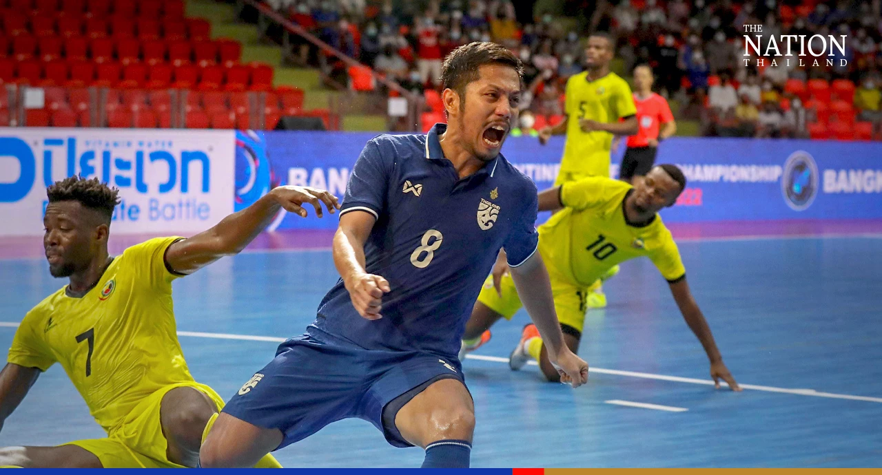 Thai futsal team clinch semis spot with win over Mozambique