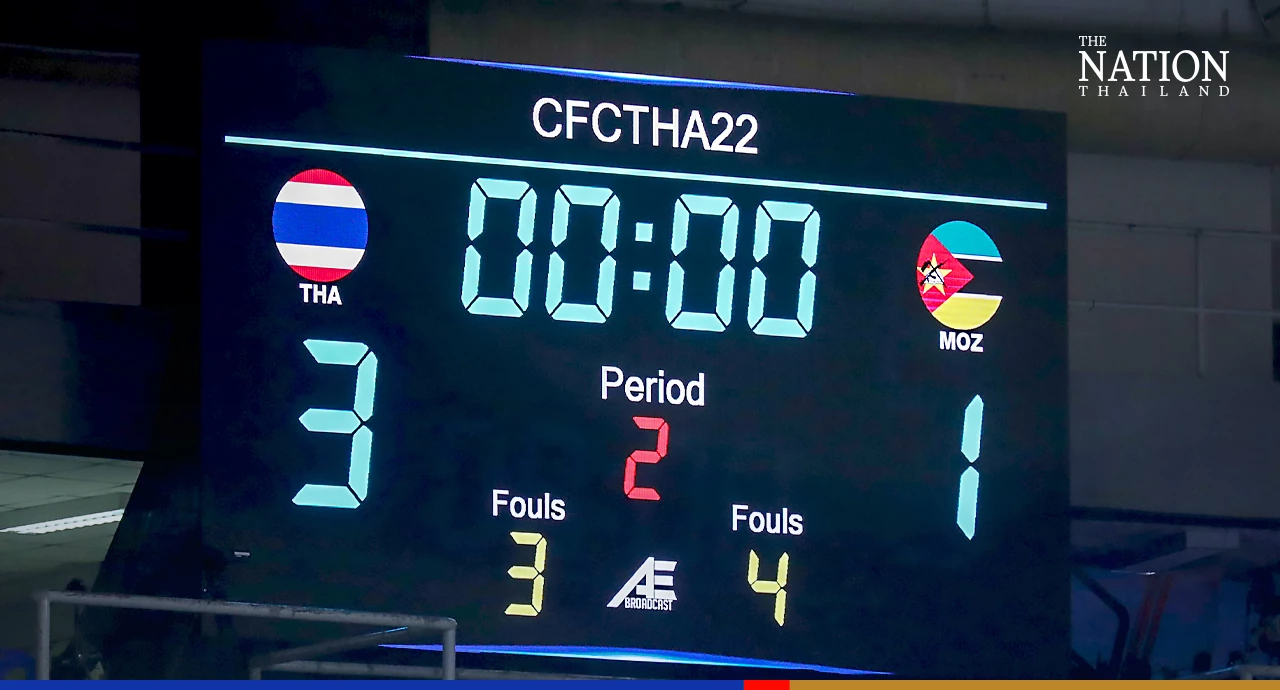 Thai futsal team clinch semis spot with win over Mozambique