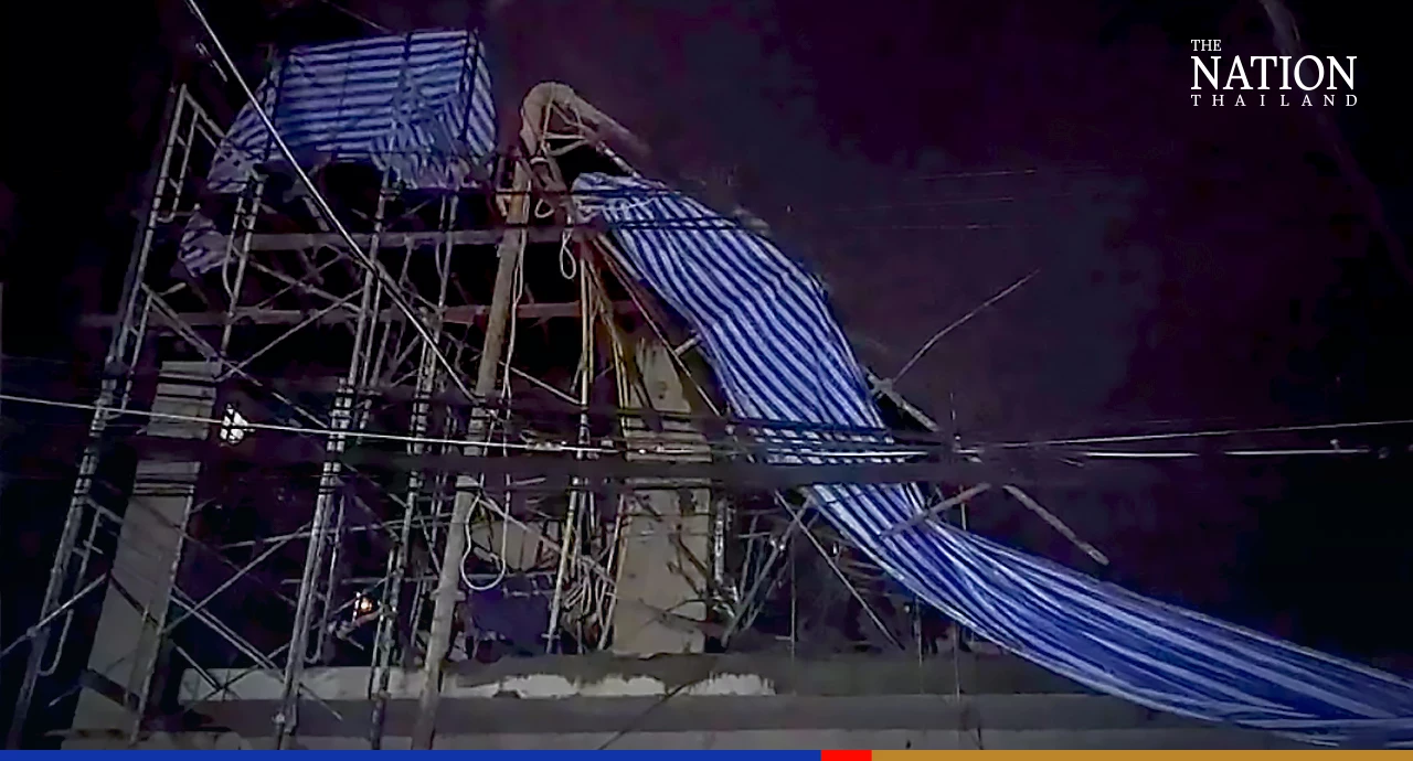 Cambodian workers slightly hurt in Yan Nawa scaffolding collapse