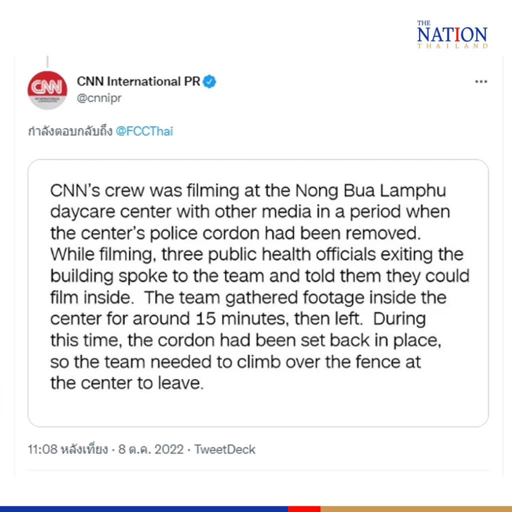 Anger over CNN encroachment at massacre scene puts spotlight on Thai officials