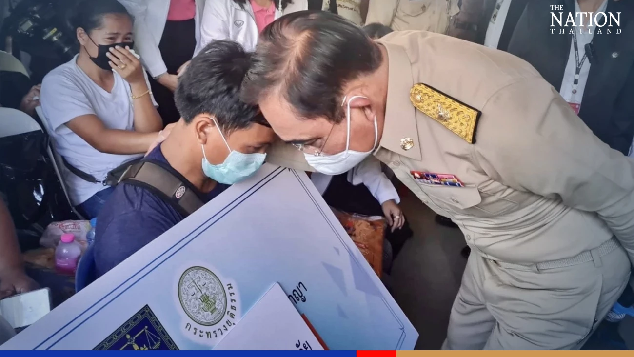 PM and Cabinet members visit massacre site, offer moral support to grieving families