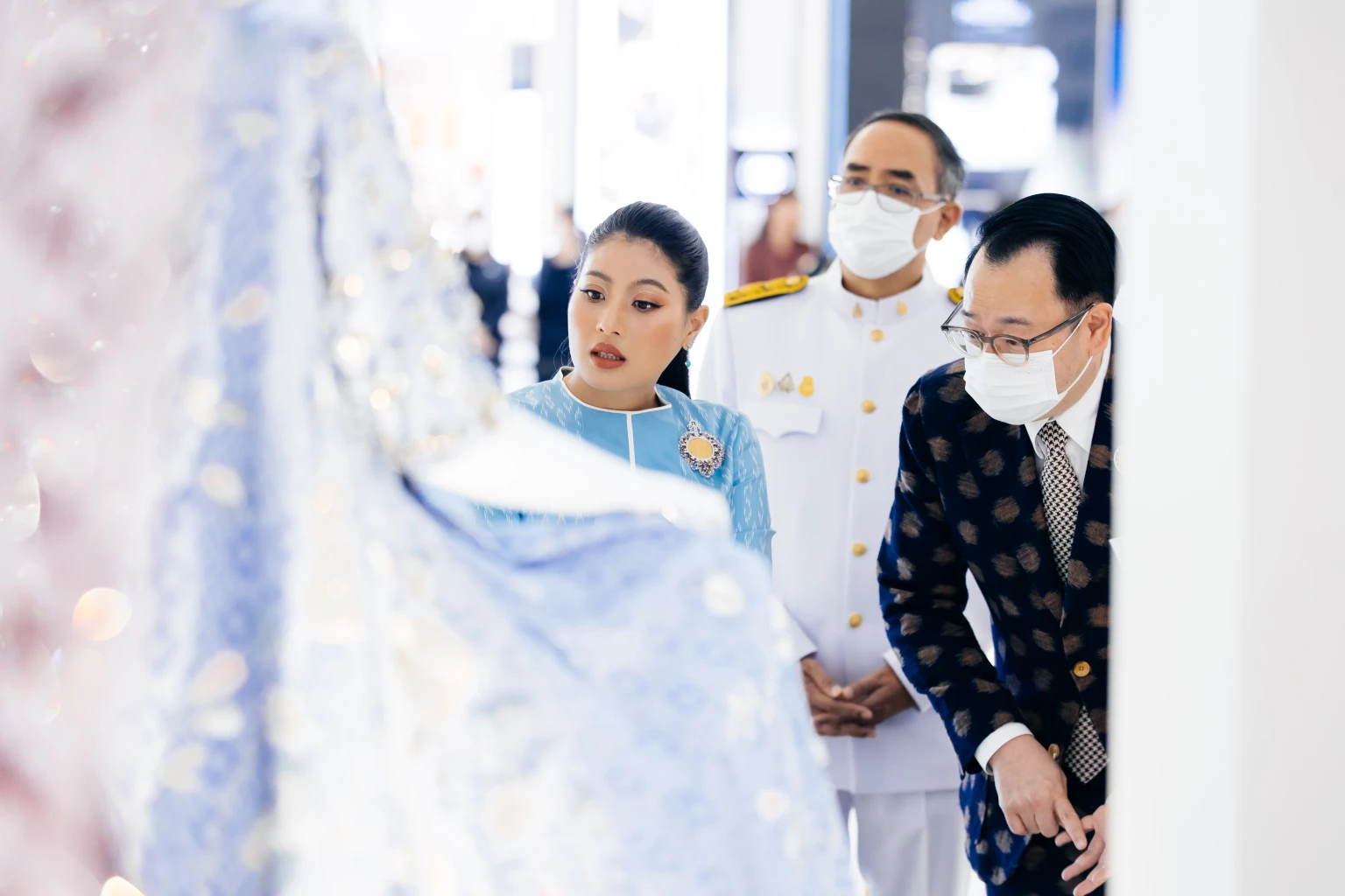Her Royal Highness Princess Sirivannavari Nariratana Rajakanya presided over the Grand Opening of the “Weaving the Way: A Journey of Thai Silk” Exhibition on the occasion of 90th Birthday Anniversary of Her Majesty Queen Sirikit The Queen Mother