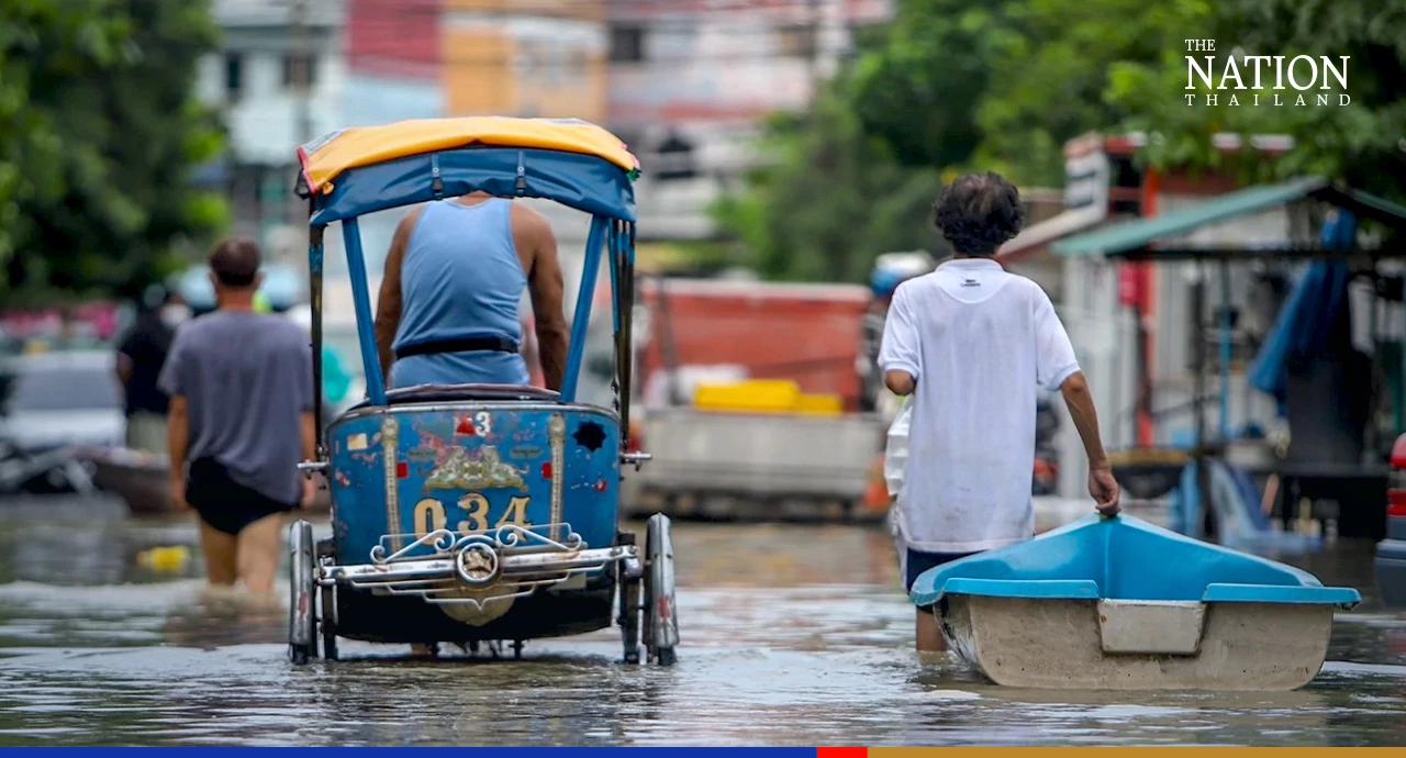 Floodplains north of Bangkok nearing capacity as more rain forecast