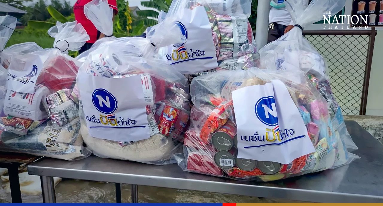 Nation Group joins partners in offering help to swamped Pathum Thani community