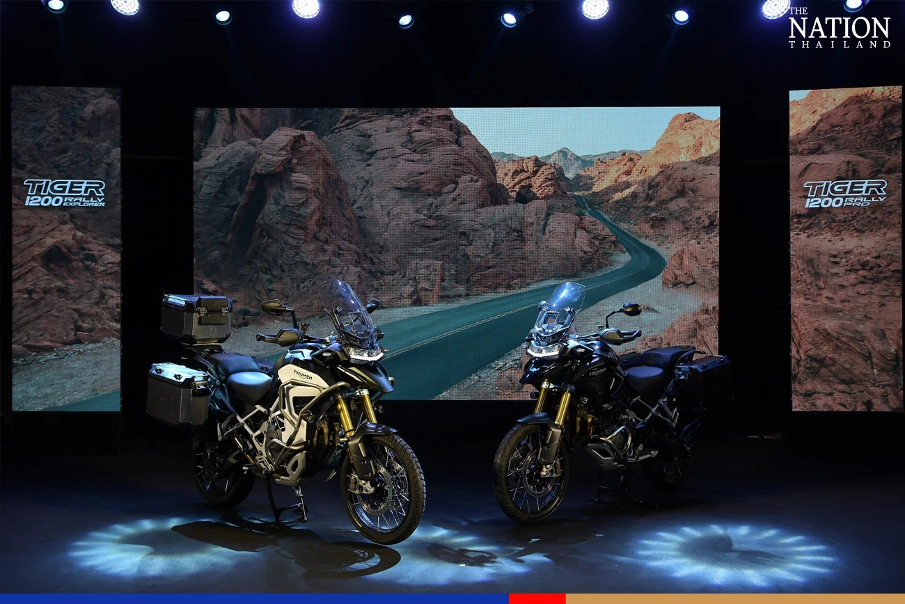 New Tiger 1200 bikes a triumph for adventure, fun and safety on Thai roads
