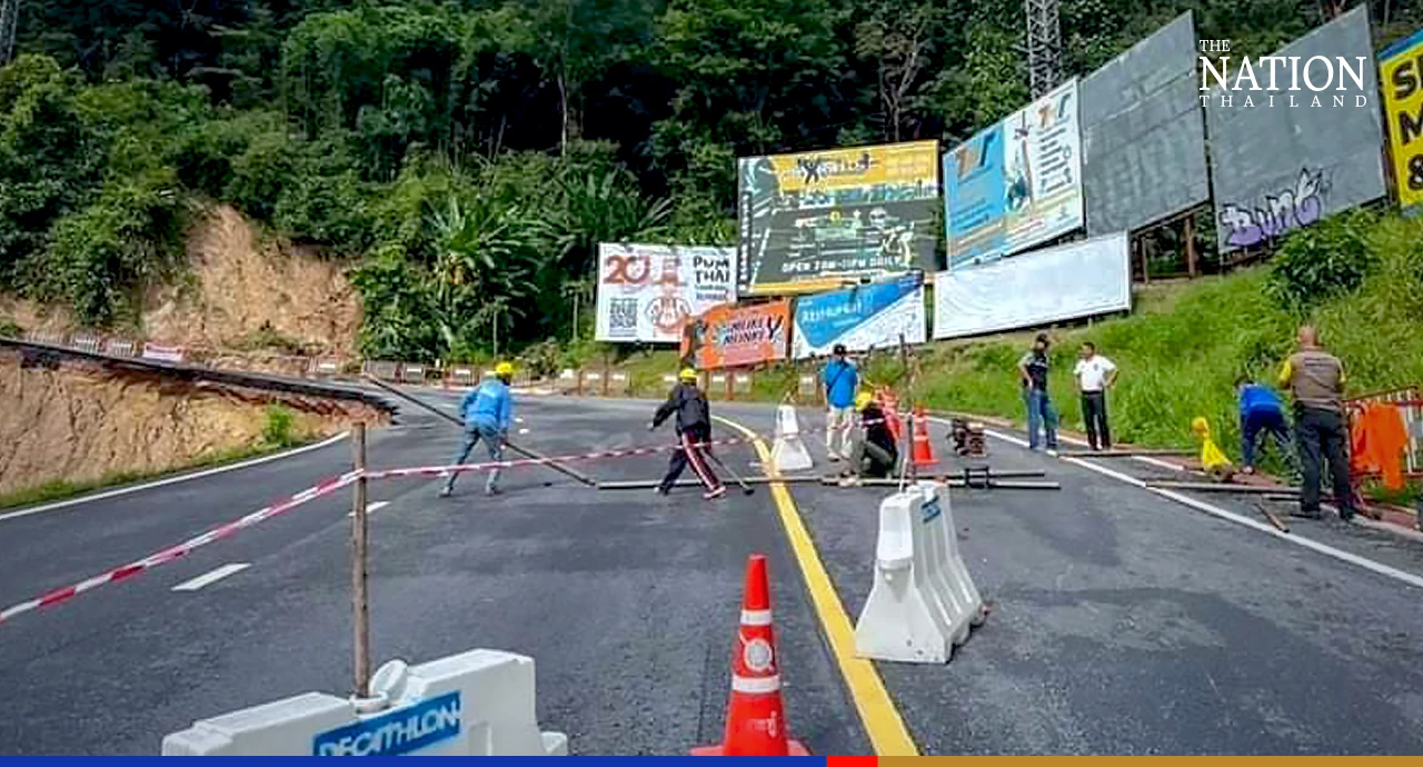Phuket highway hit by landslide may be unrepairable in blow to tourism
