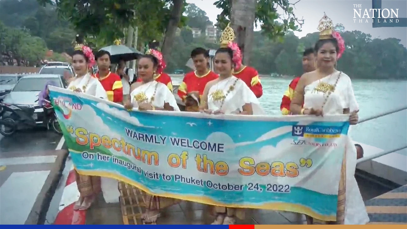 Phuket hails return of mega cruise ships after 2 years in Covid doldrums