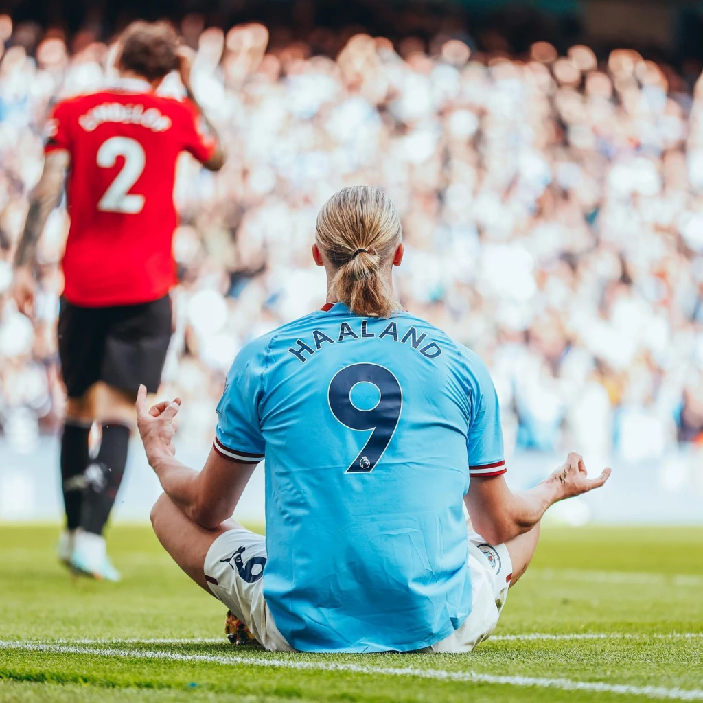 City's Guardiola warns Haaland to lay off the carbs during World Cup break