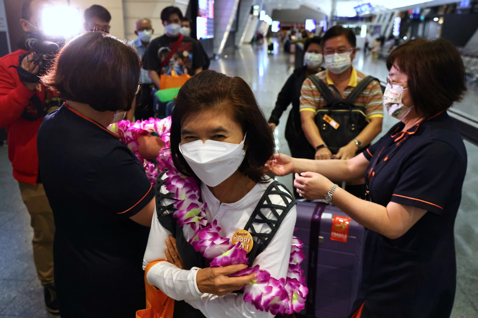 Thai tourists first to return to Taiwan after island ends Covid quarantine rules