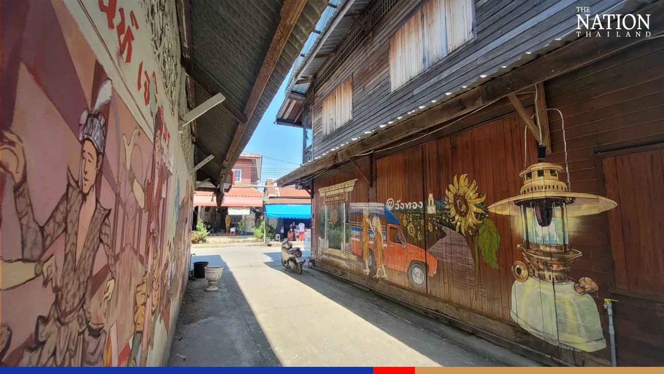 Street art in Phitsanulok’s Wang Thong welcomes high-season tourists