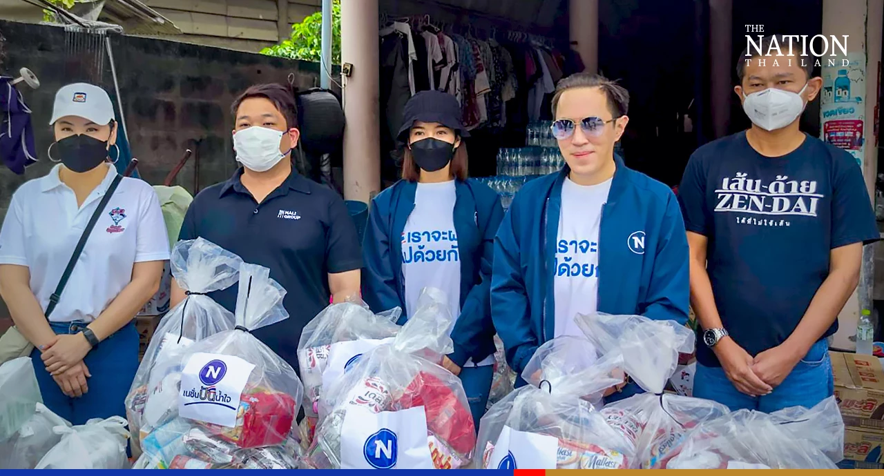 Nation Group joins partners in offering help to swamped Pathum Thani community