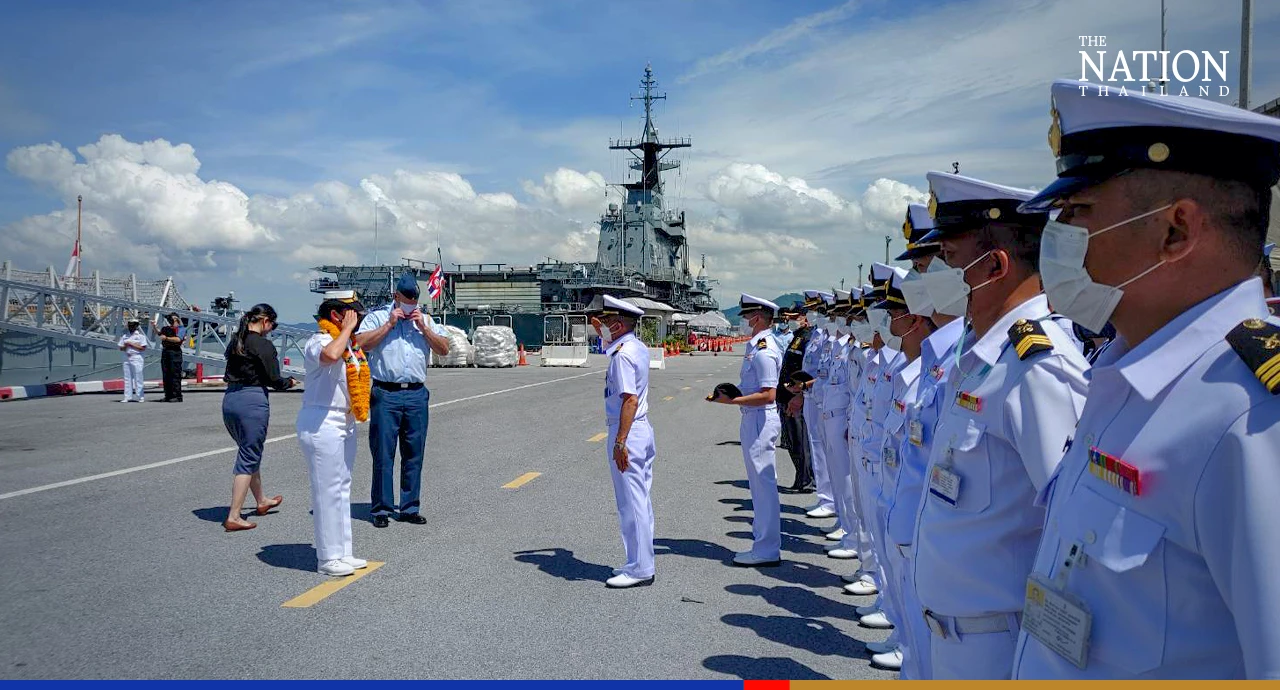 Canadian naval ship anchors in Chonburi for a friendship call, exercises