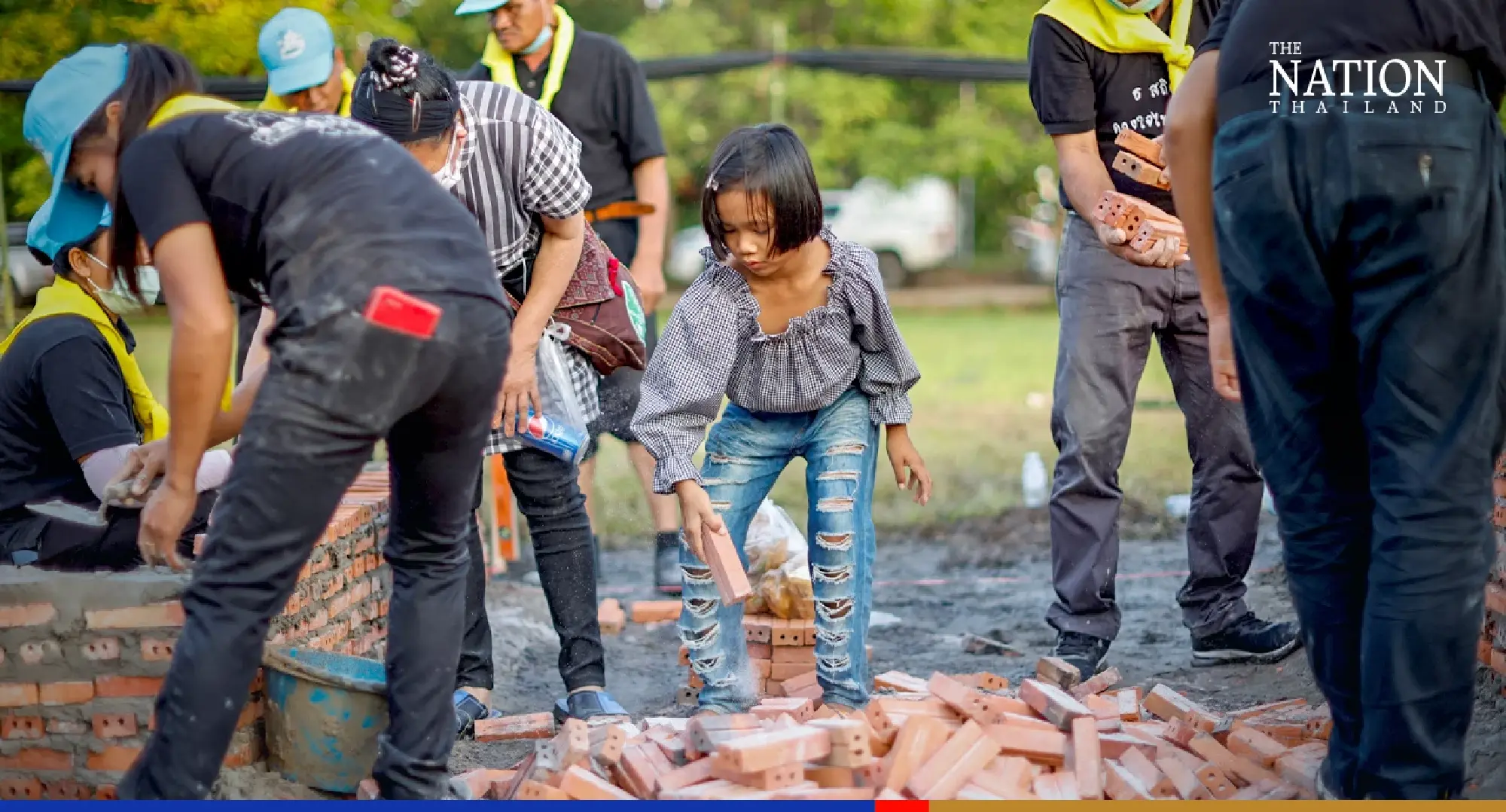 Temples build makeshift brick pyres for cremation of Nong Bua Lamphu massacre victims