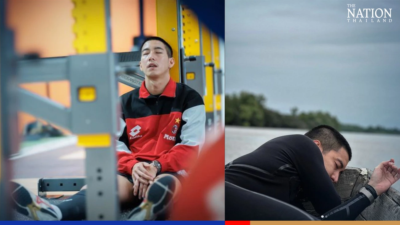 Hearththrob Tono’s ambitious bid to swim across Mekong for public good is not quite winning hearts