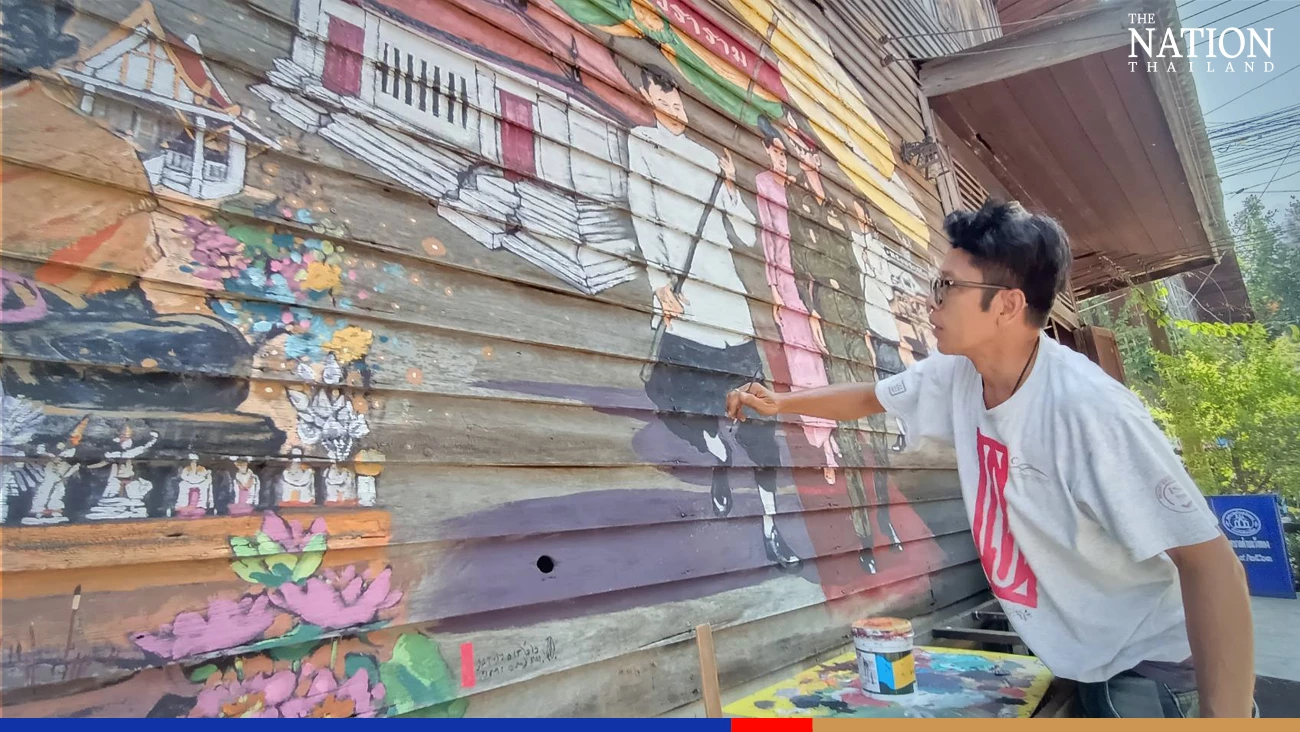 Street art in Phitsanulok’s Wang Thong welcomes high-season tourists