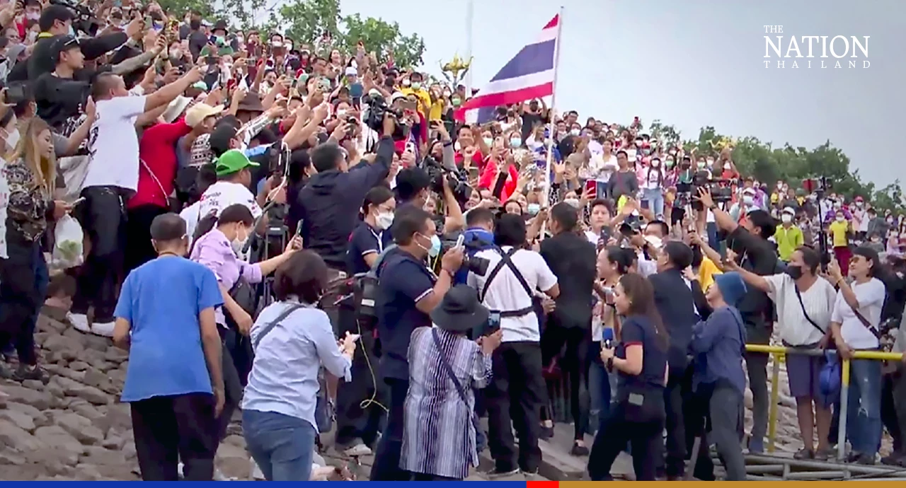 Tono completes charity swim as donations reach THB57m