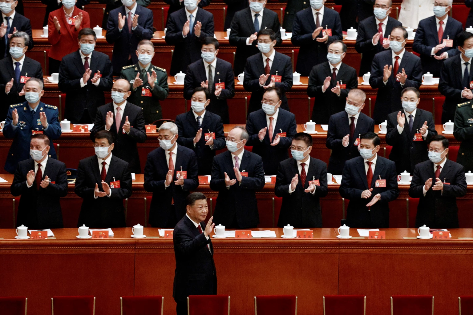 Xi focuses on China's security, zero-Covid policy as he kicks off Communist Party Congress