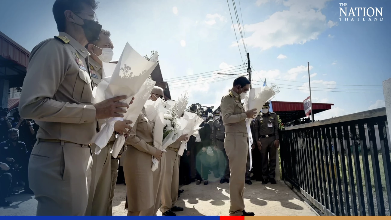 PM and Cabinet members visit massacre site, offer moral support to grieving families