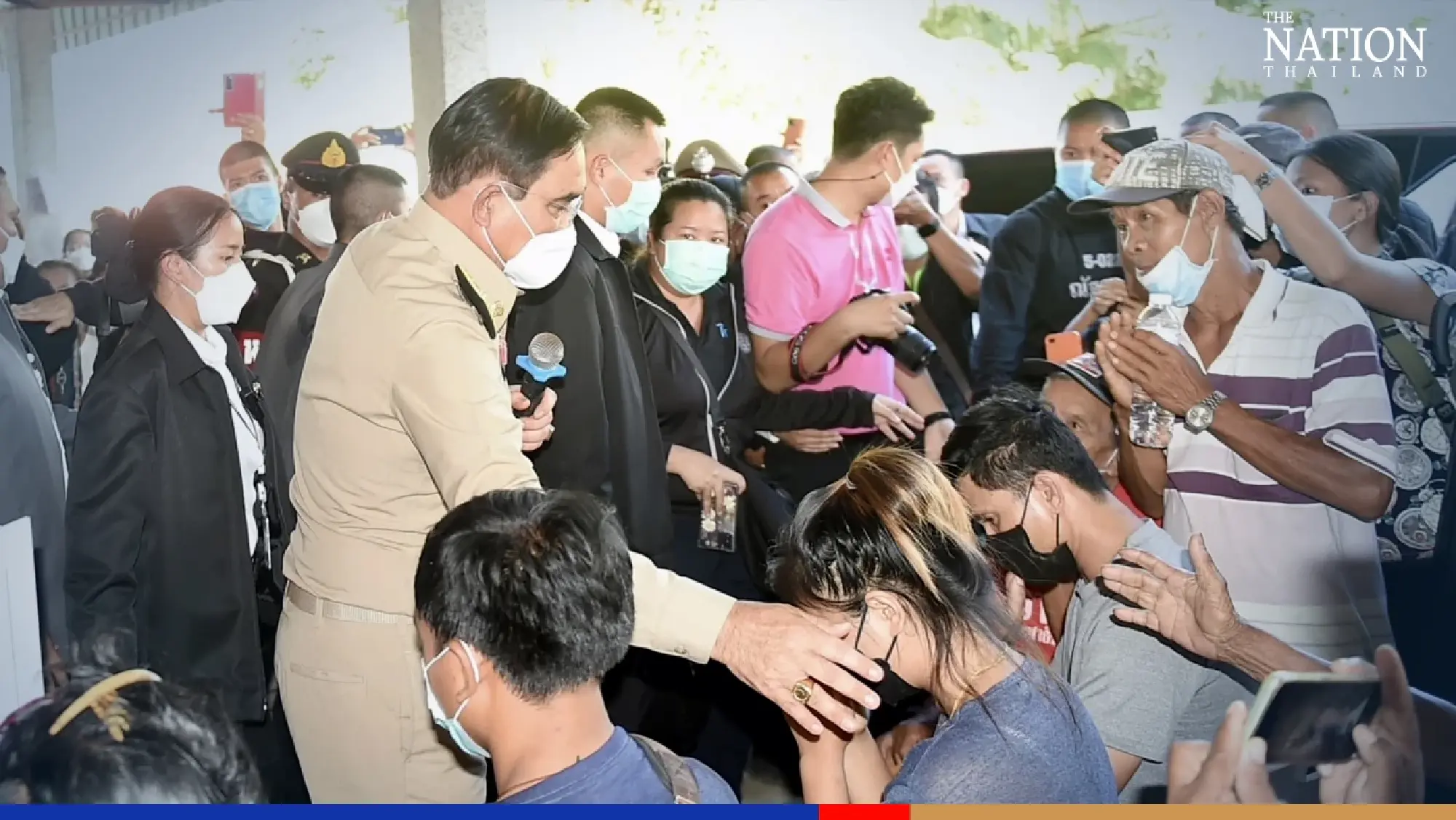 PM and Cabinet members visit massacre site, offer moral support to grieving families