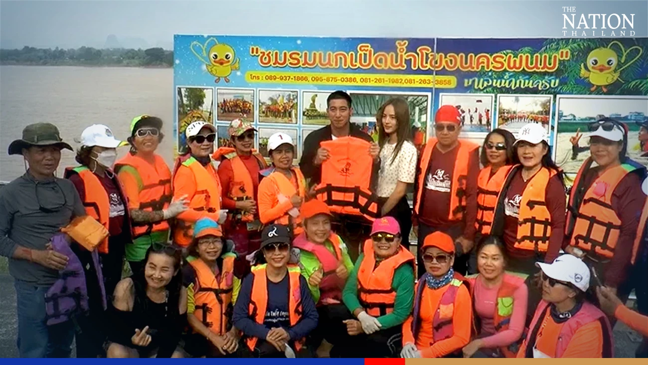 Actor-singer Tono makes final preparations for daring Mekong charity swim