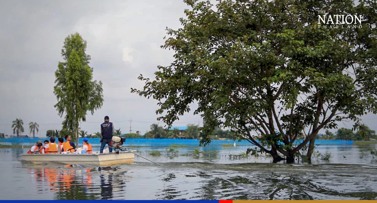 Over 3.28 million rai in 25 provinces swamped by floods: GISTDA