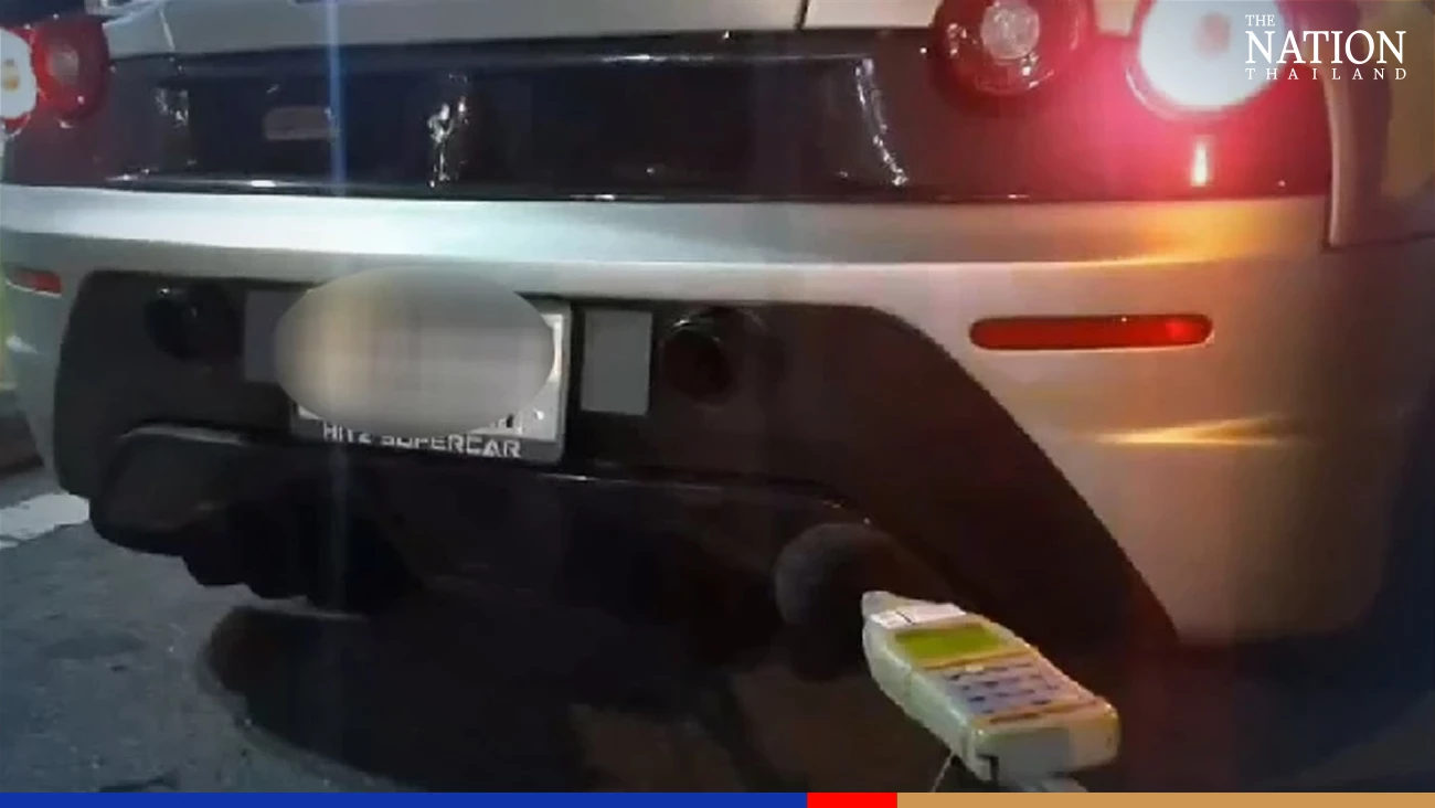 Bangkok police swoop in on 8 modified supercars, owners fined for illegal racing
