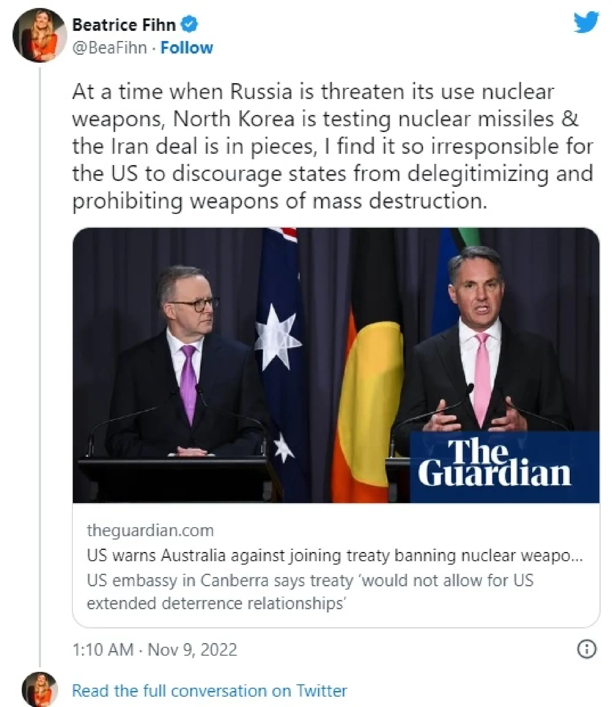 US Big Defense and Australia’s Nuclear Crossroads    