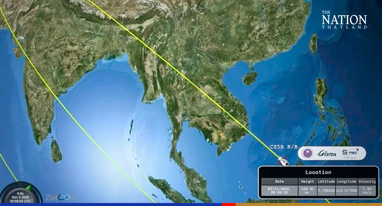 Only a 'remote chance' of Chinese rocket debris falling on Thailand