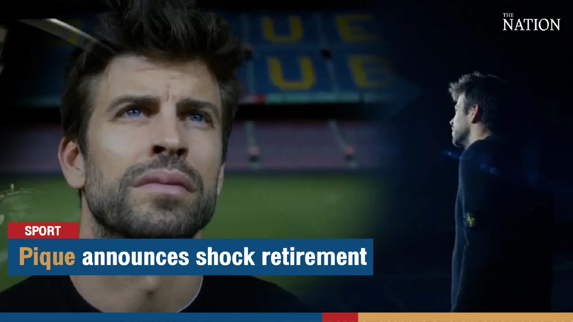 Pique announces shock retirement