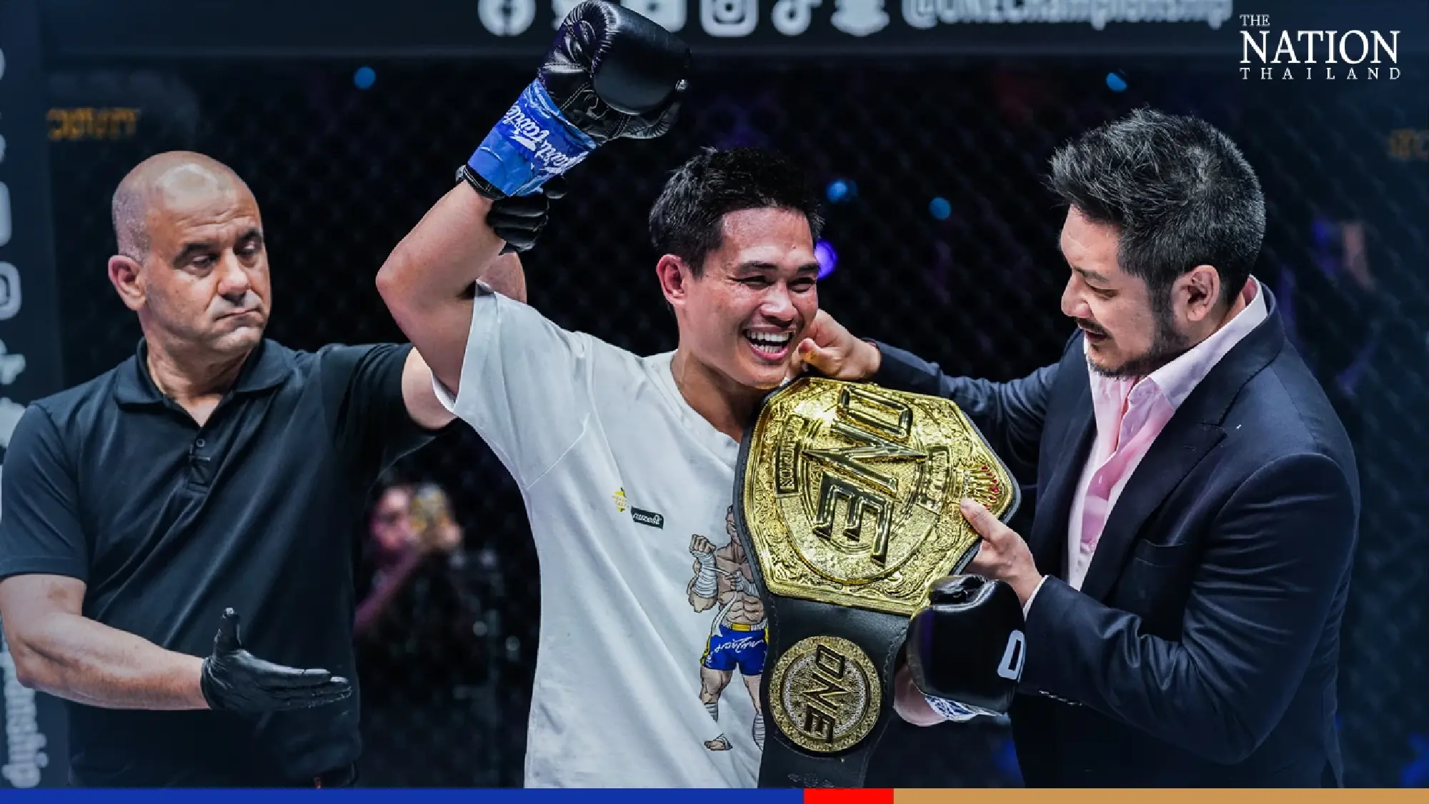 Petchtanong Petchfergus Shocks Hiroki Akimoto to Capture ONE Bantamweight Kickboxing World Title by Split Decision