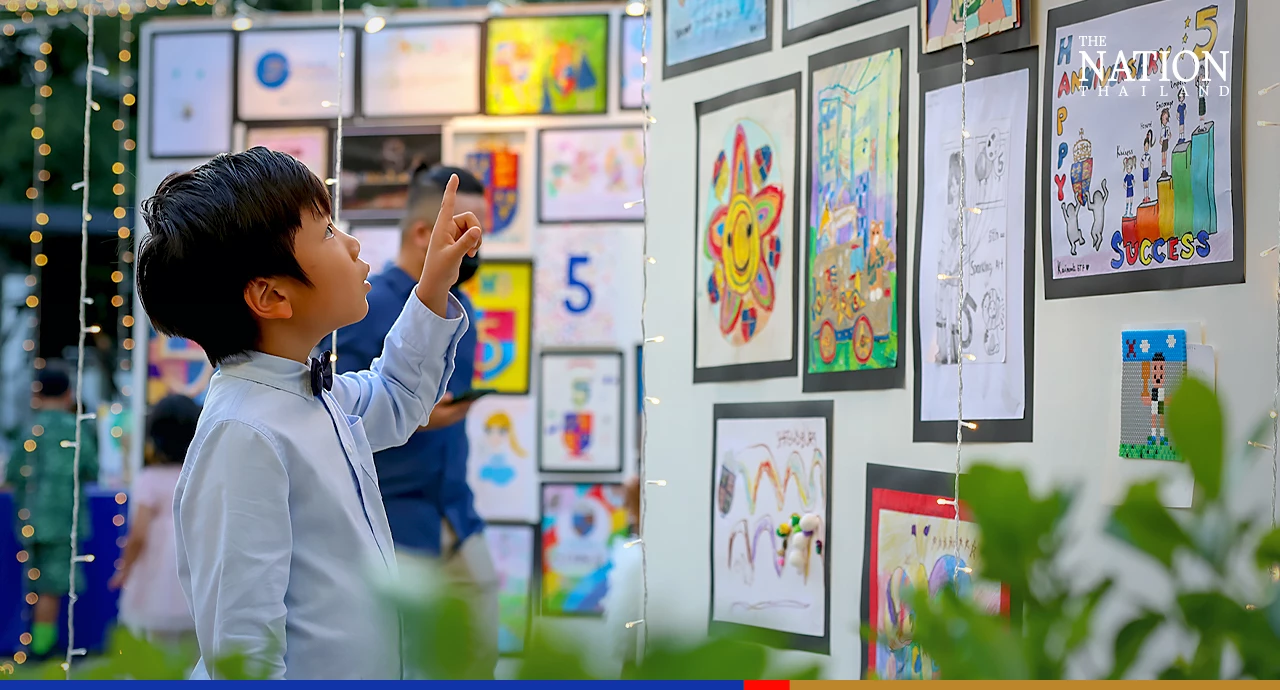 Auction of artworks by Shrewsbury students raises THB300,000 for charities