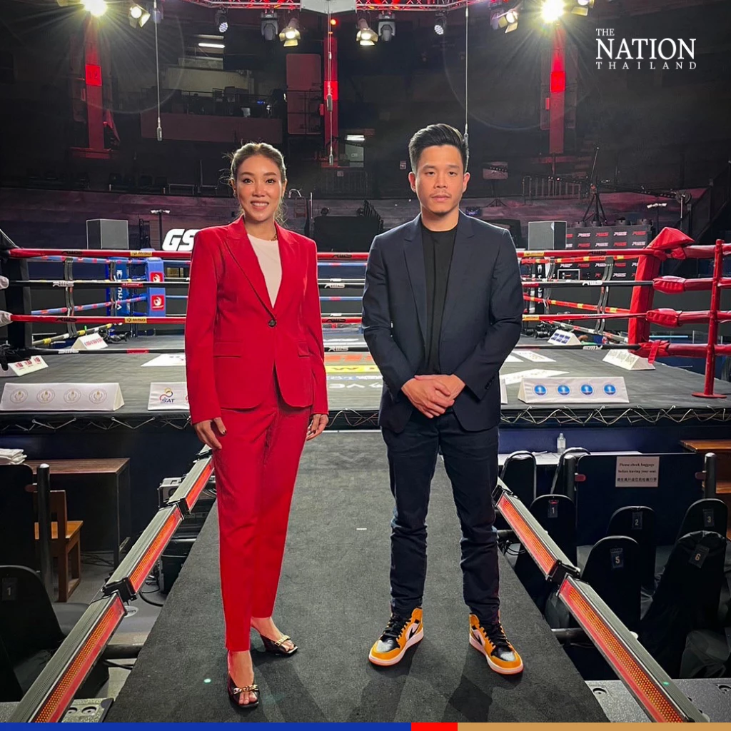 Varunsuda Karunayadhaj, Host,The Nation and Thienchai Phisitwuttinan, CEO of Global Sport Ventures (GSV) in Business Story Program