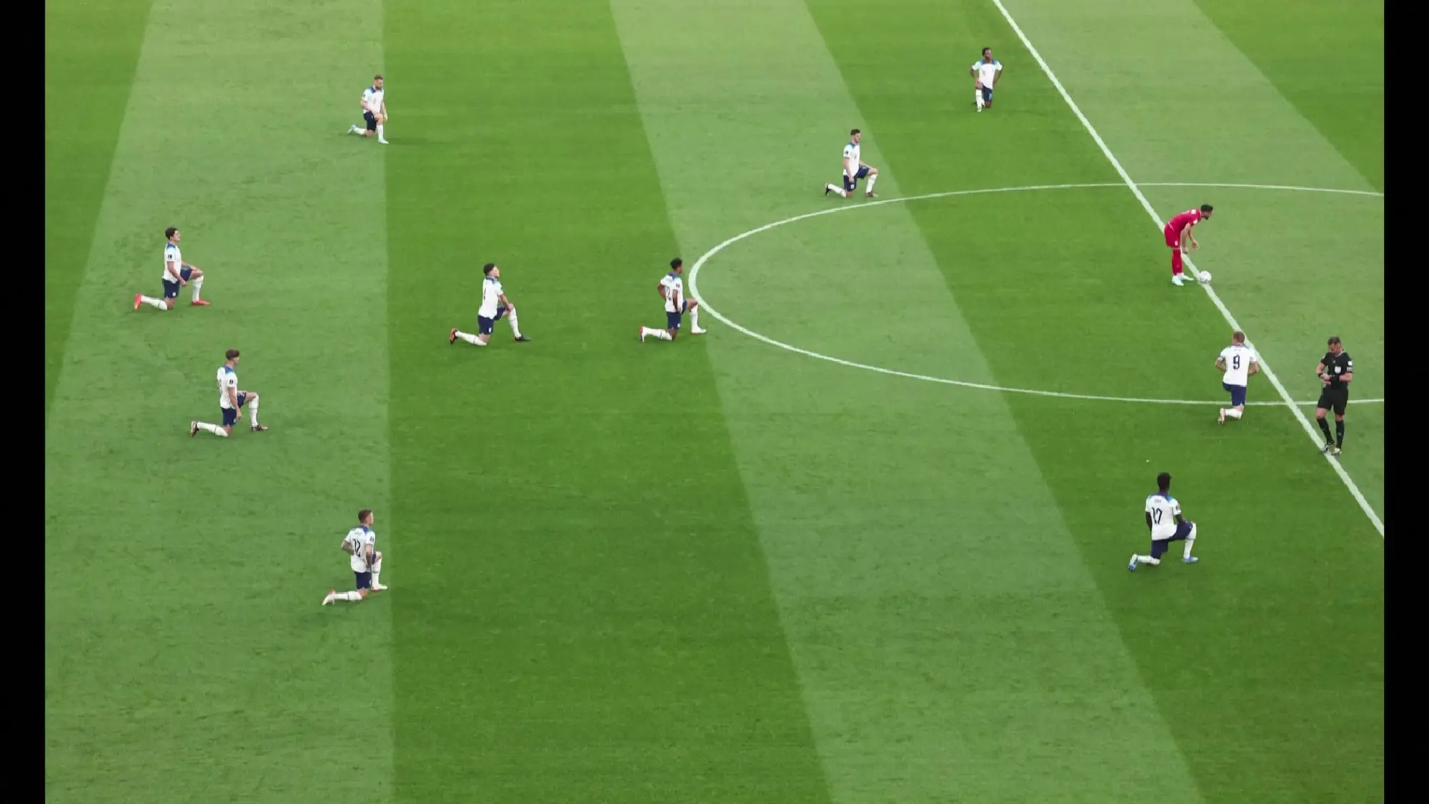 Iran chose not to sing anthem at World Cup opener as England take the knee