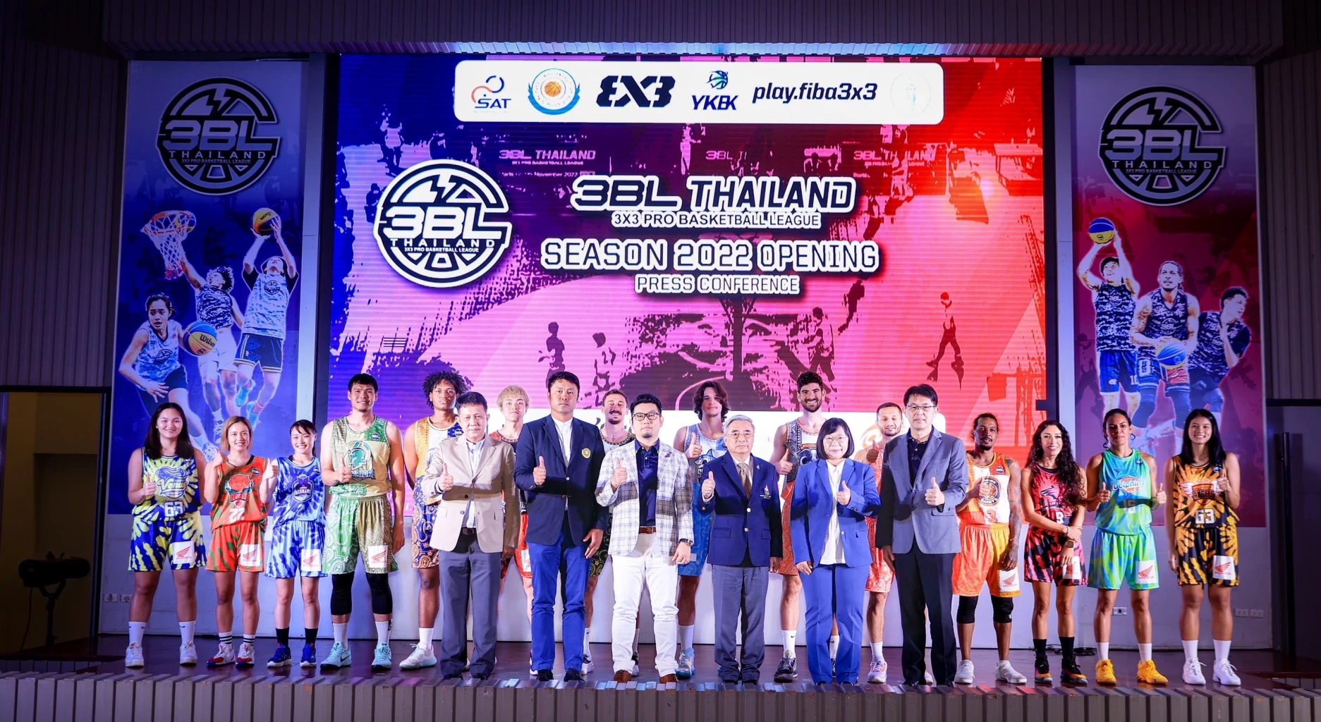 Over 100 Thai and foreign players taking part in 3x3 basketball league