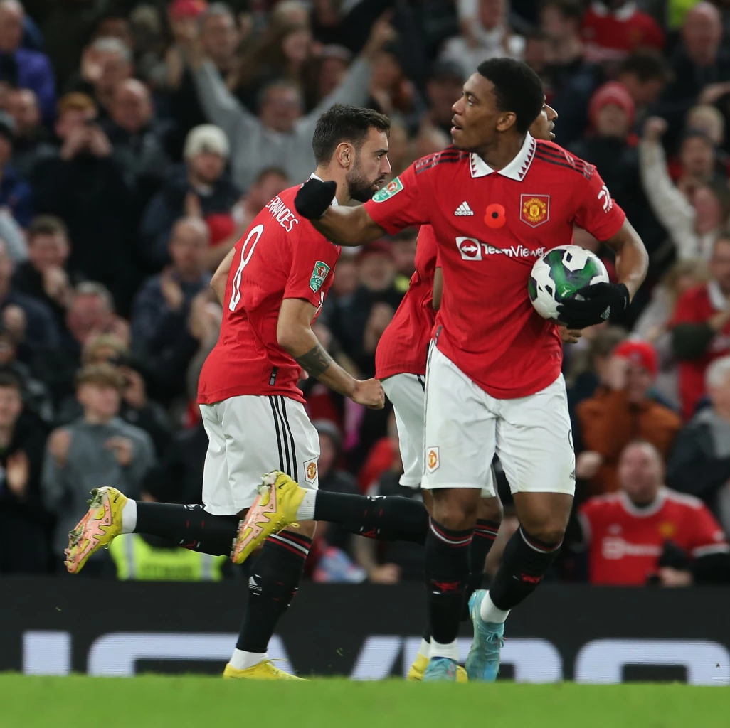 Man Utd survive Villa scare to reach League Cup last 16