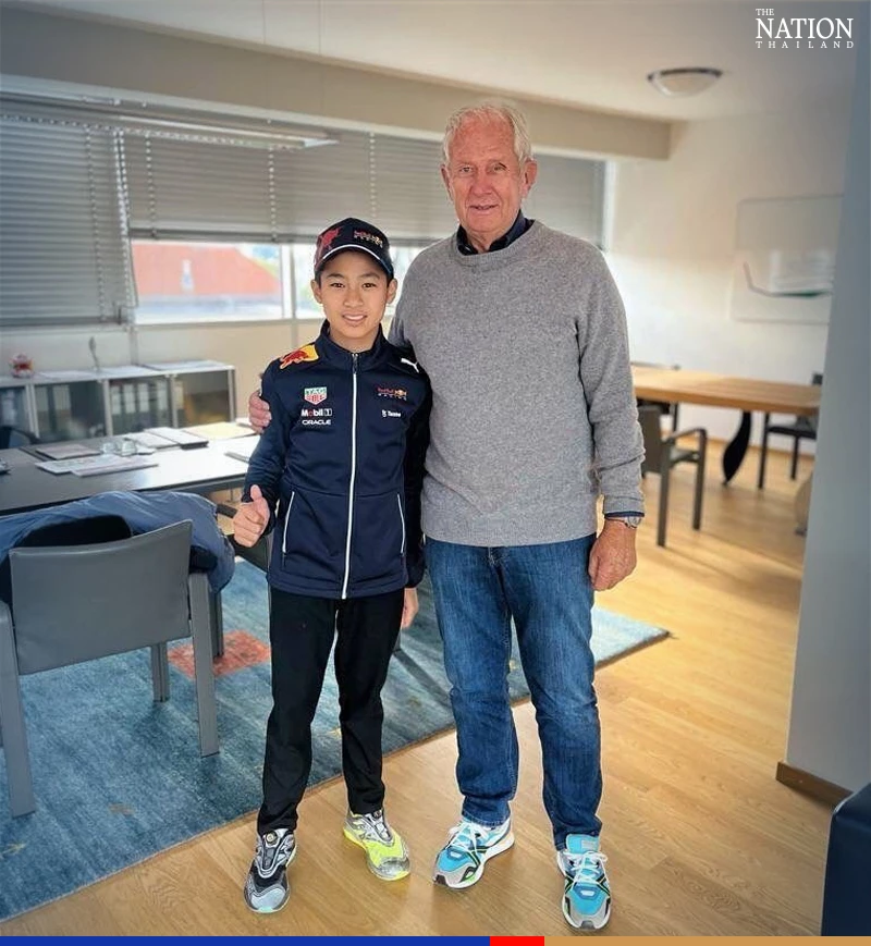 Thai karting champion, 13, joins Red Bull F1 incubator