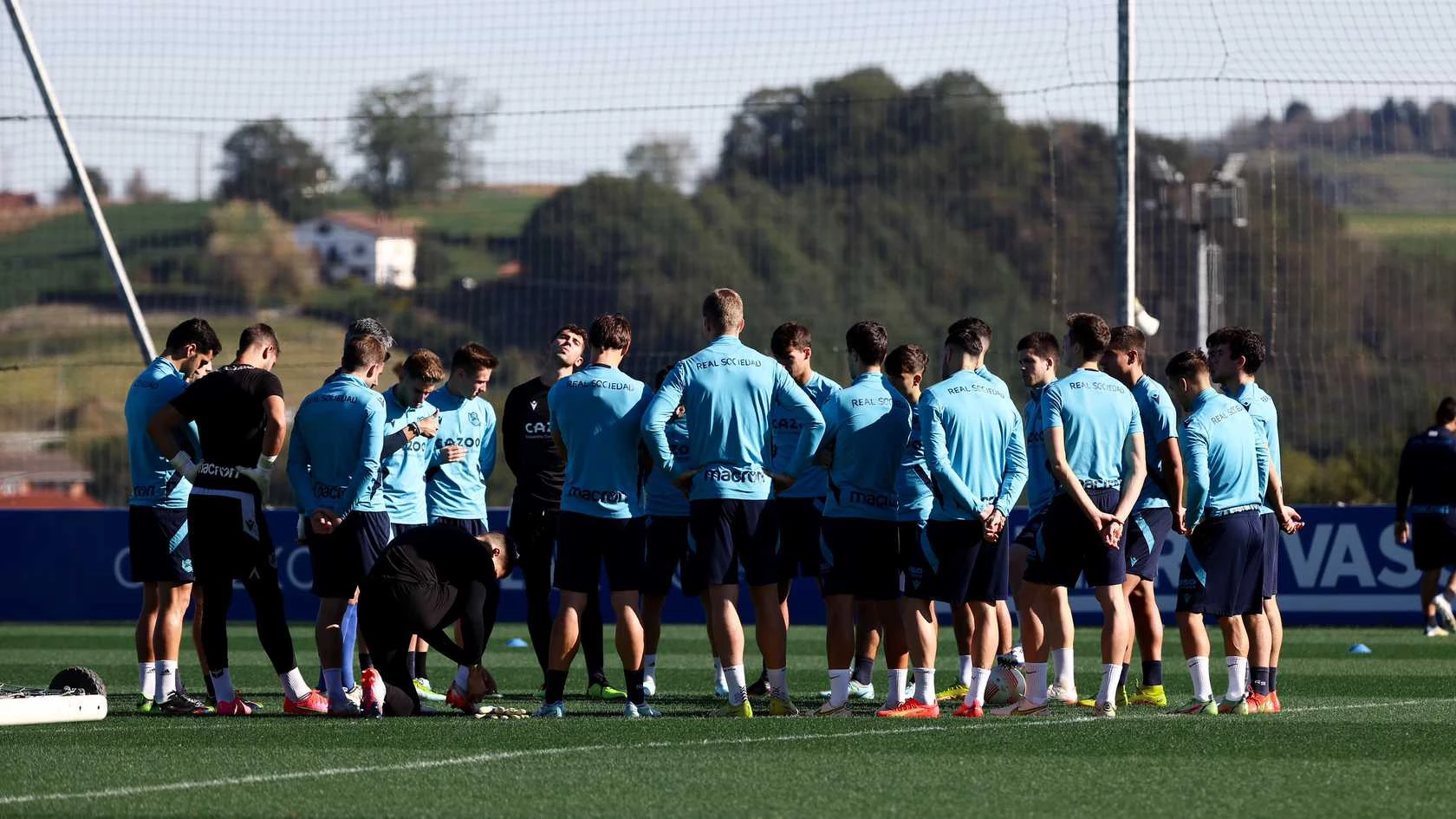 Real Sociedad train ahead of Man United test in Europa League