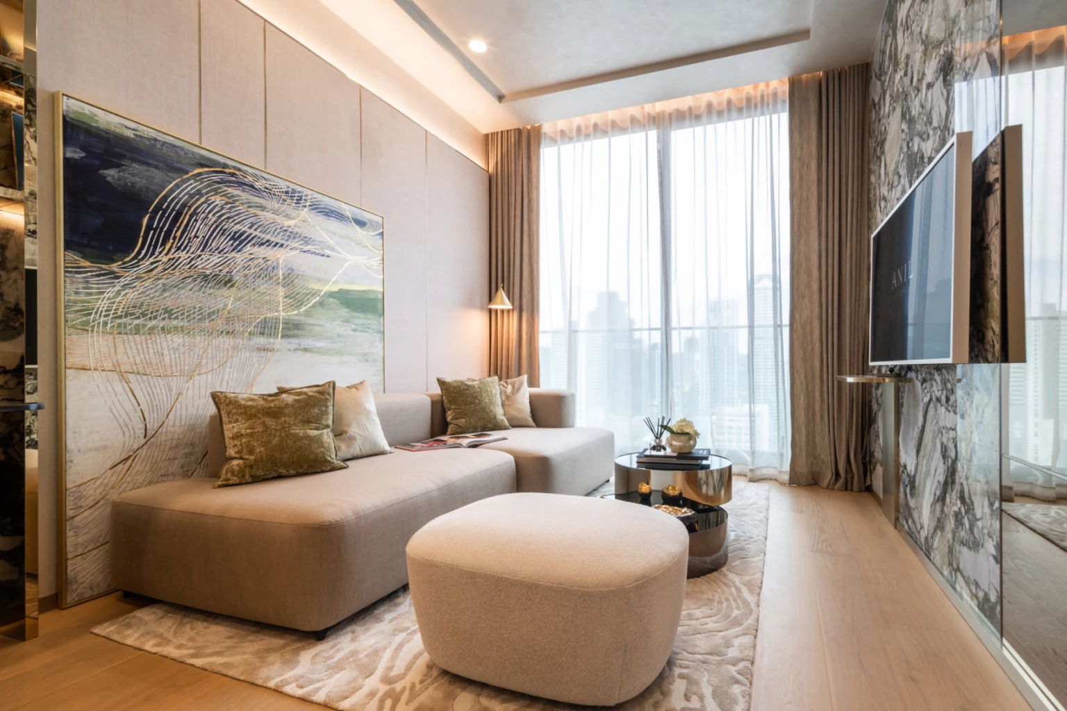 CHIC designs award-winning super luxury interiors of Anil Sathorn 12 condo