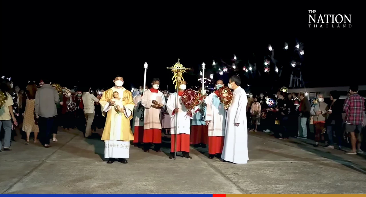 Tharae Catholic Community prays for HRH Princess Bajrakitiyabha on Christmas Eve
