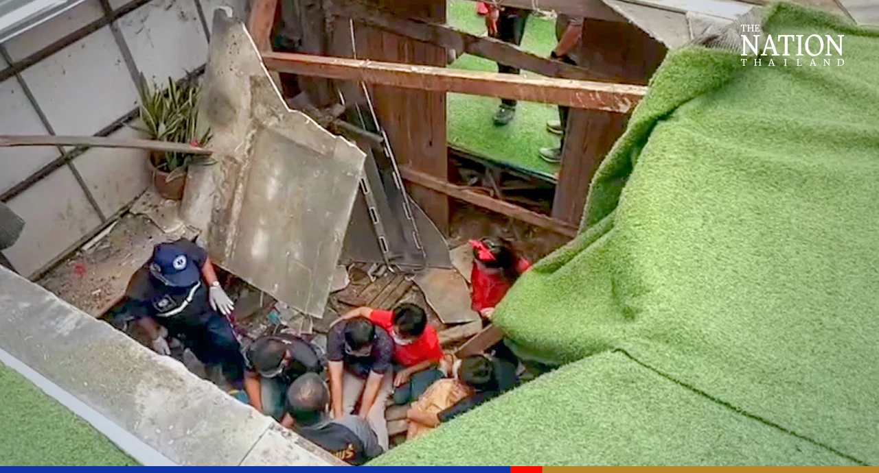 Phrae restaurant collapses under weight of partying diners