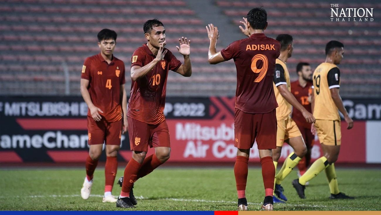 Thais kick-off AFF Championship with 5-0 win over Brunei